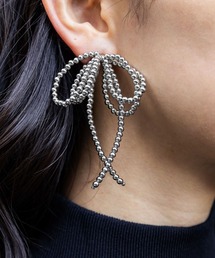 HARE | メタルリボンイヤリング(HARE)(イヤリング)