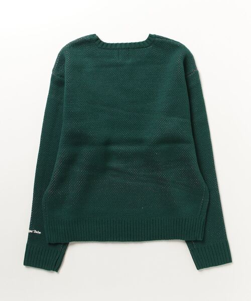 My sugar Babe(マイシュガーベイブ)の「msb flag knit / MSBフラッグニット(ニット/セーター・レディース・グリーン・MEDIUM)」の7枚目の写真
