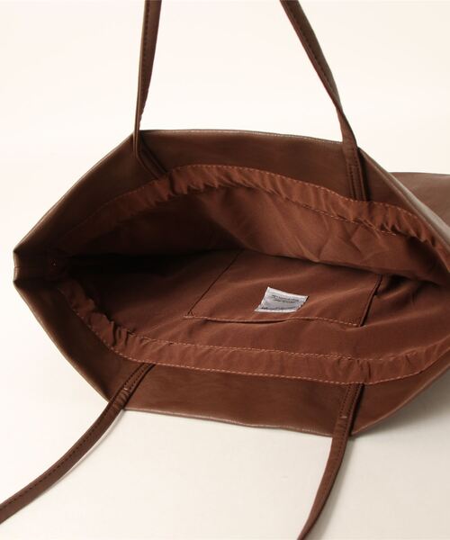 Legato Largo(レガートラルゴ)の「Legato Largo / 洗えるぎゅぎゅっトート A4巾着 / LG-F3212(ショルダーバッグ・レディース・イエロー/ブラック/アイボリー/ミント/ブラウン・ONESIZE)」の11枚目の写真