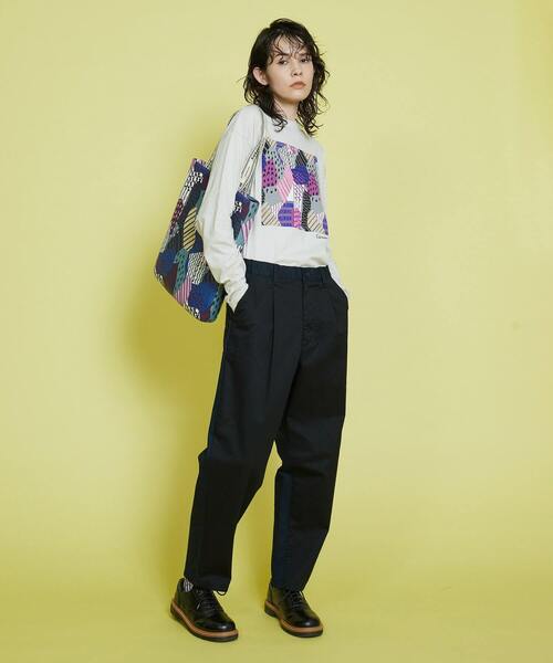 FRAPBOIS（フラボア）の「クラッカートート（トートバッグ・レディース・ブラック/パープル・FREE）」の10枚目の写真