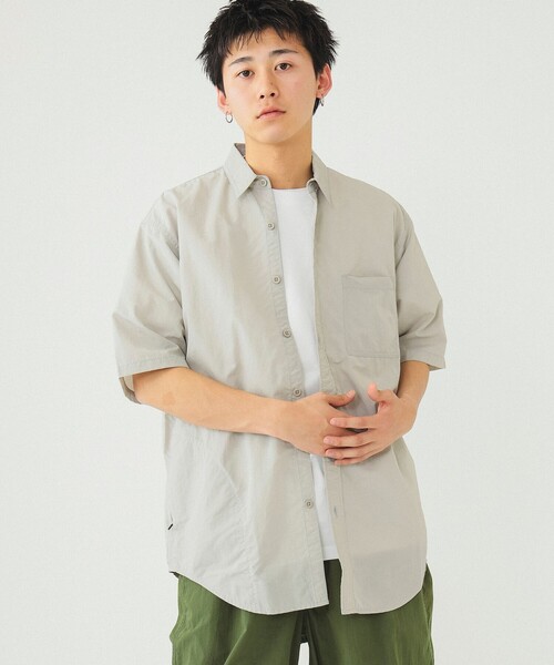 BEAMS（ビームス）の「BEAMS / 撥水 アクティブ シャツ（シャツ/ブラウス・メンズ・ブルー系その他/ブラック/ライトグレー・X-LARGE/LARGE/MEDIUM/SMALL）」の6枚目の写真