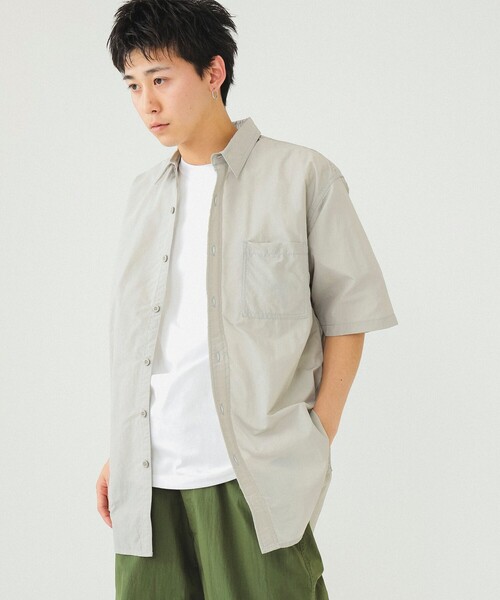 BEAMS（ビームス）の「BEAMS / 撥水 アクティブ シャツ（シャツ/ブラウス・メンズ・ブルー系その他/ブラック/ライトグレー・X-LARGE/LARGE/MEDIUM/SMALL）」の7枚目の写真