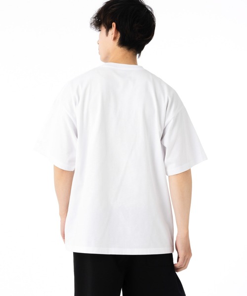 NEW ERA(ニューエラ)の「ニューエラ 半袖Tシャツ オーバーサイズ クラシックアーチロゴ(Tシャツ/カットソー・メンズ・ブラック/ストーン/ホワイト・L/M/S/XXL/XL)」の8枚目の写真