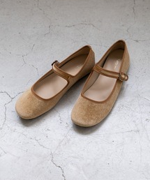 studio CLIP | 【撥水/消臭/抗菌防臭/クッションインソール】ワンストラップベロアシューズ(パンプス)