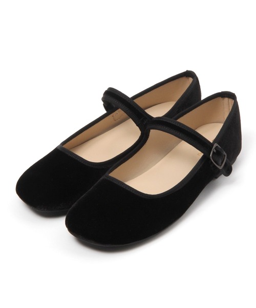 studio CLIP（スタディオクリップ）の「【撥水/消臭/抗菌防臭/クッションインソール】ワンストラップベロアシューズ（パンプス・レディース・アイボリー/キャメル/カーキ/ブラック・MEDIUM/LARGE）」の7枚目の写真