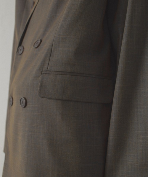 カンファーウッド double breasted tailored jacket double breasted