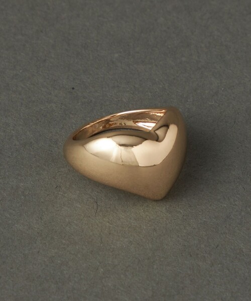 CITEN（シテン）の「＜CITEN＞ハート モチーフ リング（リング・レディース・ゴールド/シルバー・FREE）」の3枚目の写真