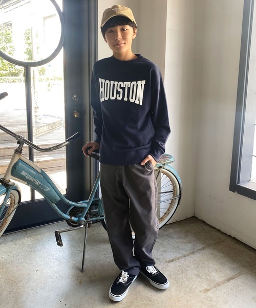 GLAZOS（グラソス）の「【大人向けサイズあり】【再入荷】【プチプラ】【あったか】裏起毛・アソートフロントロゴプリントトレーナー（その他トップス・キッズ・カーキ/グレー/ブルー/ブラック/パープル/ネイビー・170cm/160cm/150cm/140cm/130cm）」の11枚目の写真