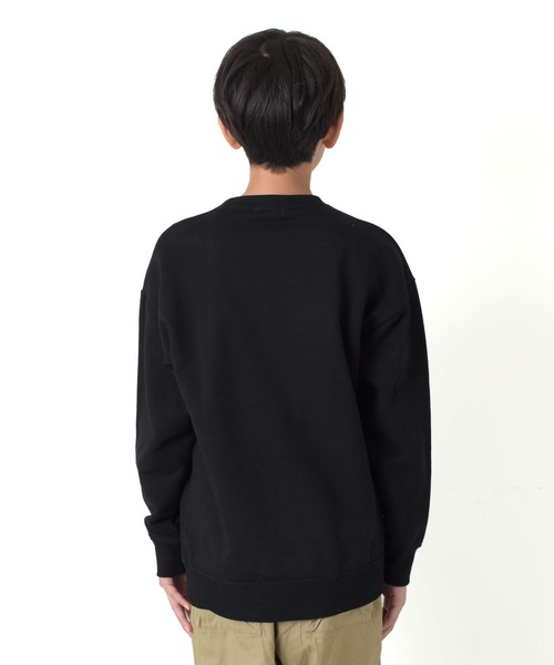 GLAZOS（グラソス）の「【大人向けサイズあり】【再入荷】【プチプラ】【あったか】裏起毛・アソートフロントロゴプリントトレーナー（その他トップス・キッズ・カーキ/グレー/ブルー/ブラック/パープル/ネイビー・170cm/160cm/150cm/140cm/130cm）」の13枚目の写真