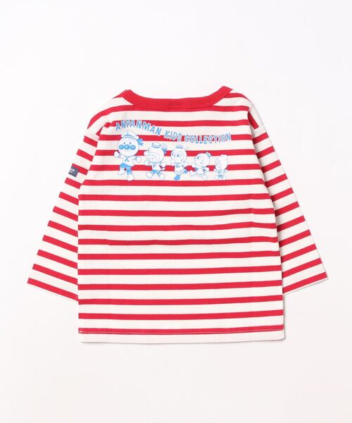 ANPANMAN KIDS COLLECTION（アンパンマンキッズコレクション）の「先染めボーダー長袖Tシャツ（Tシャツ/カットソー・キッズ・レッド/ネイビー・110cm/120cm/80ｃｍ/90cm/100cm）」の9枚目の写真