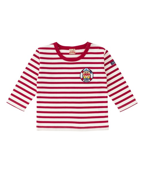 ANPANMAN KIDS COLLECTION（アンパンマンキッズコレクション）の「先染めボーダー長袖Tシャツ（Tシャツ/カットソー・キッズ・レッド/ネイビー・110cm/120cm/80ｃｍ/90cm/100cm）」の3枚目の写真