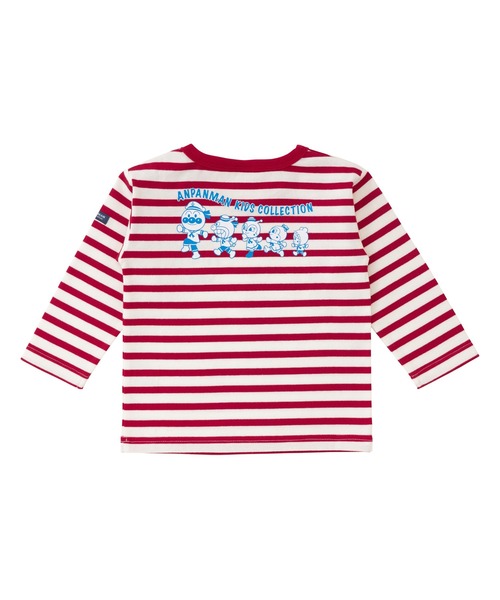 ANPANMAN KIDS COLLECTION（アンパンマンキッズコレクション）の「先染めボーダー長袖Tシャツ（Tシャツ/カットソー・キッズ・レッド/ネイビー・110cm/120cm/80ｃｍ/90cm/100cm）」の4枚目の写真