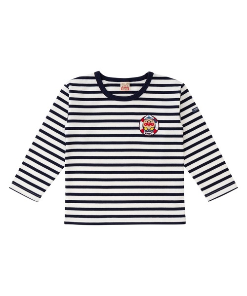 ANPANMAN KIDS COLLECTION（アンパンマンキッズコレクション）の「先染めボーダー長袖Tシャツ（Tシャツ/カットソー・キッズ・レッド/ネイビー・110cm/120cm/80ｃｍ/90cm/100cm）」の5枚目の写真