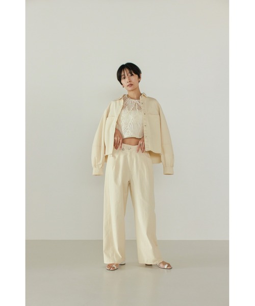 セットアップ】CHIGNON ラップジャストパンツ（デニムパンツ