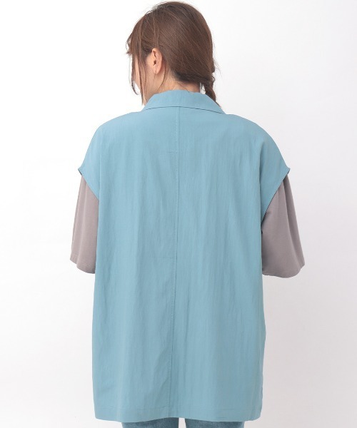 チチカカ（チチカカ）の「ヴィンテージテーラーカラーベスト（ベスト・レディース・ブルー/モカ・FREE）」の20枚目の写真