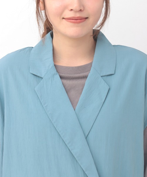 チチカカ（チチカカ）の「ヴィンテージテーラーカラーベスト（ベスト・レディース・ブルー/モカ・FREE）」の21枚目の写真