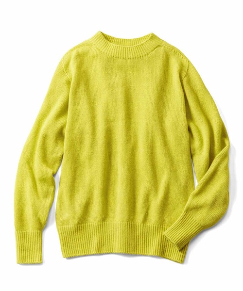 THREE FIFTY STANDARD(スリーフィフティースタンダード)の「THREE FIFTY STANDARDホールガーメント(R)のカラーニットセーター(ニット/セーター・レディース・ピンク/イエロー系その他・LARGE/X-LARGE/MEDIUM/XX-LARGE)」の10枚目の写真