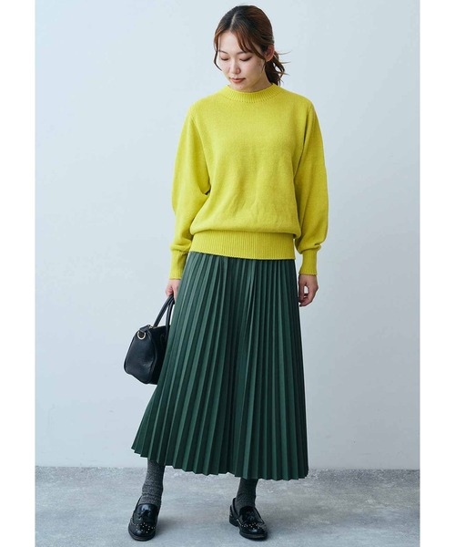 THREE FIFTY STANDARD(スリーフィフティースタンダード)の「THREE FIFTY STANDARDホールガーメント(R)のカラーニットセーター(ニット/セーター・レディース・ピンク/イエロー系その他・LARGE/X-LARGE/MEDIUM/XX-LARGE)」の5枚目の写真