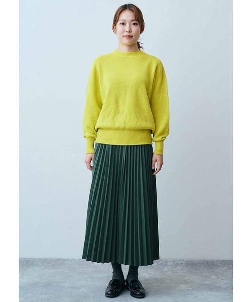THREE FIFTY STANDARD(スリーフィフティースタンダード)の「THREE FIFTY STANDARDホールガーメント(R)のカラーニットセーター(ニット/セーター・レディース・ピンク/イエロー系その他・LARGE/X-LARGE/MEDIUM/XX-LARGE)」の6枚目の写真