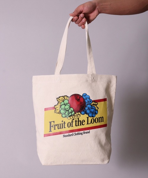 FRUIT OF THE LOOM(フルーツオブザルーム)の「(GA)【FRUIT OF THE LOOM】スーベニア キャンバス トートバッグ(トートバッグ・メンズ・アイボリー系1/アイボリー系2・ONE SIZE)」の7枚目の写真