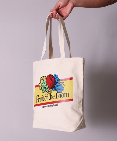 FRUIT OF THE LOOM(フルーツオブザルーム)の「(GA)【FRUIT OF THE LOOM】スーベニア キャンバス トートバッグ(トートバッグ・メンズ・アイボリー系1/アイボリー系2・ONE SIZE)」の8枚目の写真
