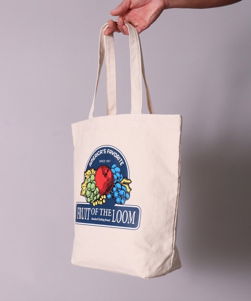 FRUIT OF THE LOOM(フルーツオブザルーム)の「(GA)【FRUIT OF THE LOOM】スーベニア キャンバス トートバッグ(トートバッグ・メンズ・アイボリー系1/アイボリー系2・ONE SIZE)」の10枚目の写真