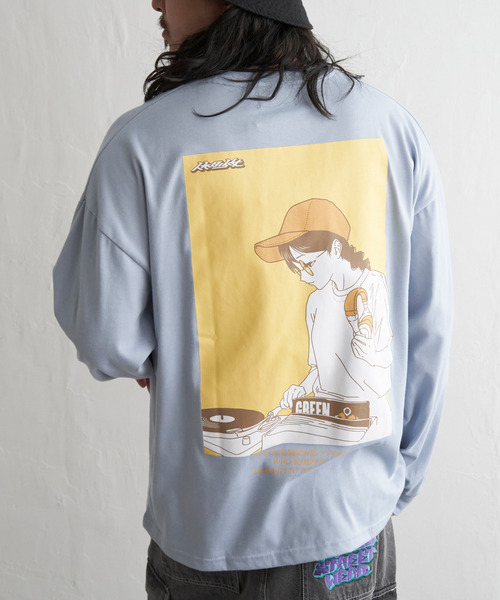VENCEEXCHANGE(ヴァンスエクスチェンジ)の「ガールズフォトプリントロンTシャツ(Tシャツ/カットソー・メンズ・ホワイト/ブラック/グリーン/ダークグレー/ブルー系/オフホワイト・M/L)」の21枚目の写真