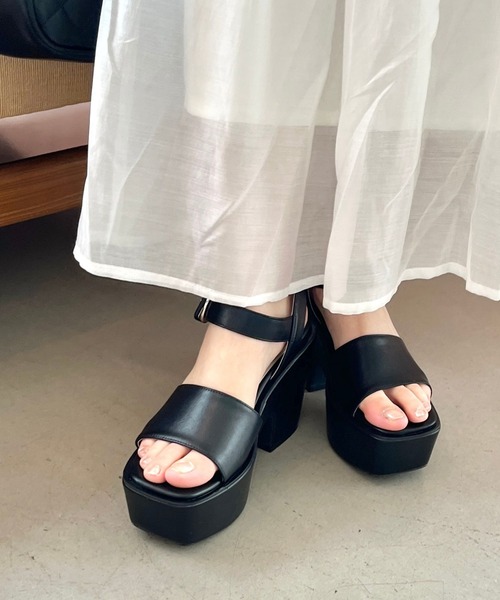 バックルベルト厚底サンダル/41209（サンダル）｜ORiental TRaffic