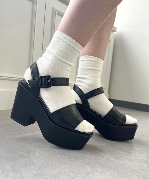 バックルベルト厚底サンダル/41209（サンダル）｜ORiental TRaffic