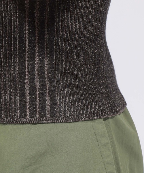 PAGEBOY（ページボーイ）の「ダブルZIPリブオフショル（ニット/セーター・レディース・ライム/オフホワイト/ブラック・FREE）」の20枚目の写真