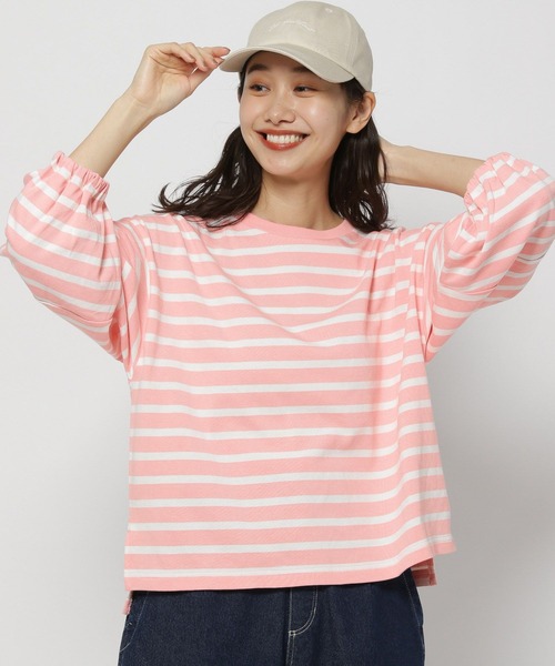 セール】ケアイージーランタンボリュプルオーバー（Tシャツ