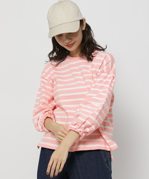 niko and...(ニコアンド)の「ケアイージーランタンボリュプルオーバー(Tシャツ/カットソー・レディース・オフホワイト/ブルー/ブラック/ピンク/グリーン・MEDIUM/LARGE)」の21枚目の写真