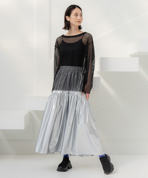 LAKOLE（ラコレ）の「ニットスニーカー / 107935（スニーカー・レディース・アイボリー/ブラック・LARGE/SMALL/MEDIUM）」の4枚目の写真