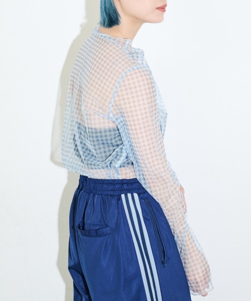 MERLOT（メルロー）の「アソートシアートップス（Tシャツ/カットソー・レディース・グレー/レッド/ホワイト/イエロー・FREE）」の3枚目の写真