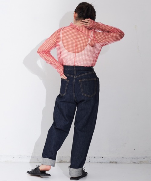 MERLOT（メルロー）の「アソートシアートップス（Tシャツ/カットソー・レディース・グレー/レッド/ホワイト/イエロー・FREE）」の7枚目の写真