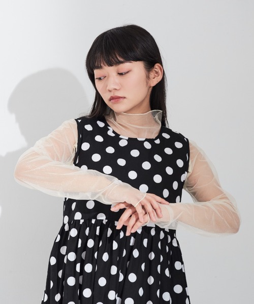 MERLOT（メルロー）の「アソートシアートップス（Tシャツ/カットソー・レディース・グレー/レッド/ホワイト/イエロー・FREE）」の11枚目の写真