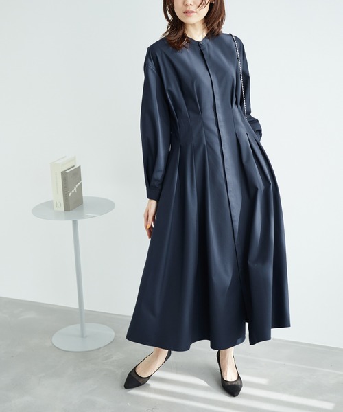 ROPE' PICNIC（ロペピクニック）の「ウエストタックワンピース（ワンピース・レディース・ネイビー/ベージュ系その他/グリーン系その他3/ブルー系その他・38）」の13枚目の写真