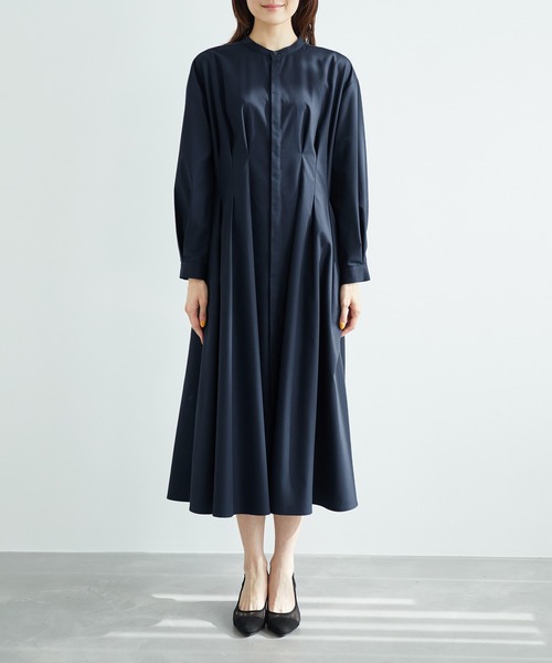 ROPE' PICNIC（ロペピクニック）の「ウエストタックワンピース（ワンピース・レディース・ネイビー/ベージュ系その他/グリーン系その他3/ブルー系その他・38）」の18枚目の写真