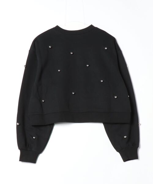 Per sist ence(パーシエンス)の「裏毛パール付きプルオーバー(スウェット・レディース・ブラック/オフホワイト/グレー/オートミール・FREE)」の5枚目の写真