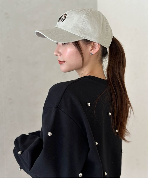 Per sist ence(パーシエンス)の「裏毛パール付きプルオーバー(スウェット・レディース・ブラック/オフホワイト/グレー/オートミール・FREE)」の16枚目の写真