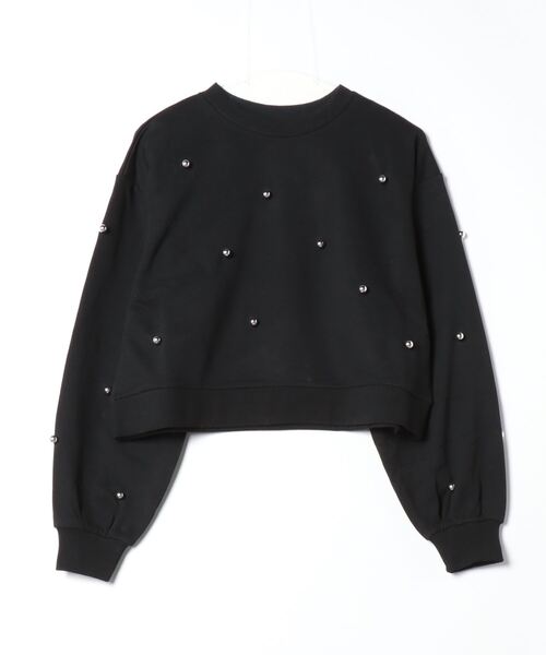 Per sist ence(パーシエンス)の「裏毛パール付きプルオーバー(スウェット・レディース・ブラック/オフホワイト/グレー/オートミール・FREE)」の18枚目の写真