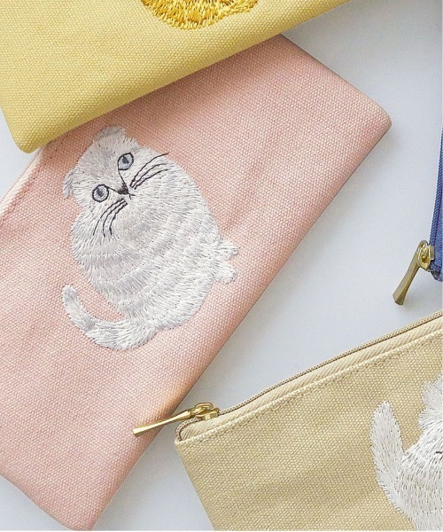 EC:松尾みゆき お花刺繍付きペンケース（ペン類）｜COMMON WARE