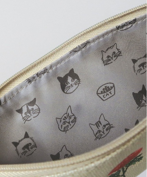 COMMON WARE（コモンウェアー）の「EC:松尾みゆき　お花刺繍付きペンケース（ペン類・レディース・ネイビー/ベージュ/ベビーピンク/ライトイエロー・FREE）」の7枚目の写真