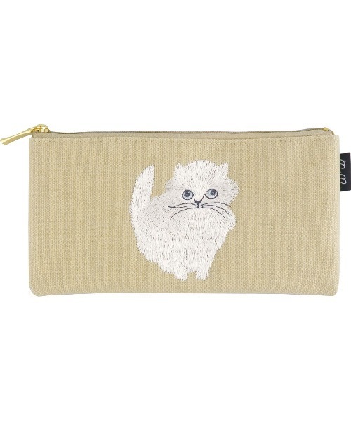 COMMON WARE（コモンウェアー）の「EC:松尾みゆき　お花刺繍付きペンケース（ペン類・レディース・ネイビー/ベージュ/ベビーピンク/ライトイエロー・FREE）」の8枚目の写真