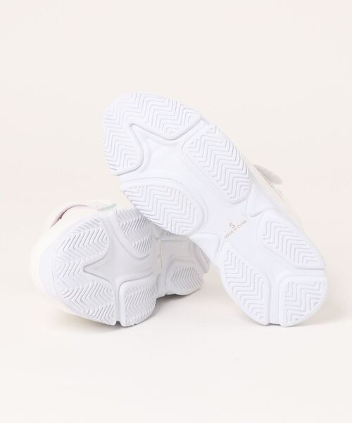 PINKHUNT（ピンクハント）の「PINKHUNT ピンクハント オーロラライン スニーカー 9161（スニーカー・キッズ・ブラック/ホワイト・S size/M size/L size）」の4枚目の写真