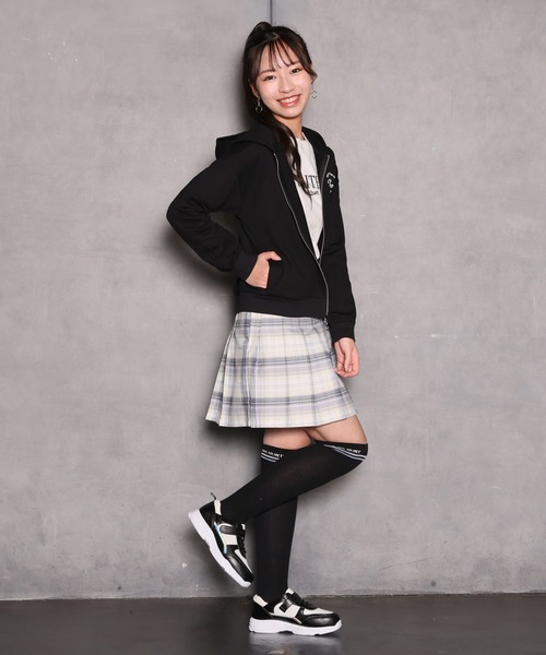 PINKHUNT（ピンクハント）の「PINKHUNT ピンクハント オーロラライン スニーカー 9161（スニーカー・キッズ・ブラック/ホワイト・S size/M size/L size）」の11枚目の写真