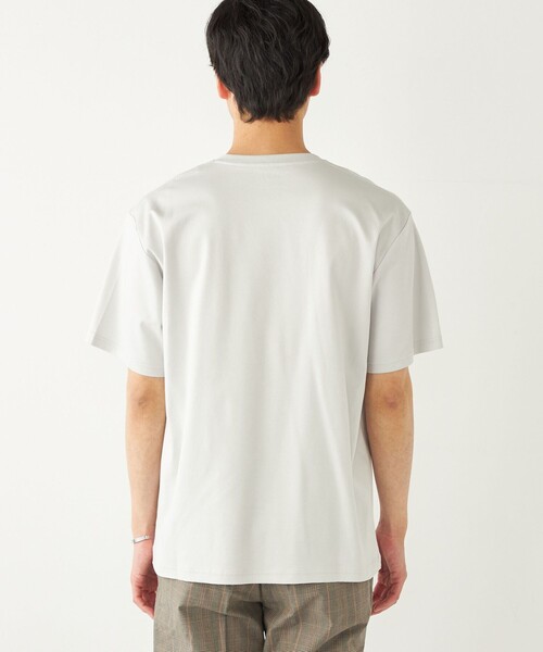 SHIPS Colors（シップス カラーズ）の「SHIPS Colors:シルケット コットン Vネック ポケット Tシャツ◇（Tシャツ/カットソー・メンズ・ブルー/ブラック/オリーブ/ホワイト/ライトグレー・SMALL/MEDIUM/LARGE/X-LARGE）」の8枚目の写真