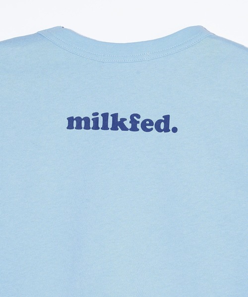 MILKFED.（ミルクフェド）の「RUFFLE TANK TOP（タンクトップ・レディース・ライトブルー/チャコール/オフホワイト・ONE SIZE）」の6枚目の写真