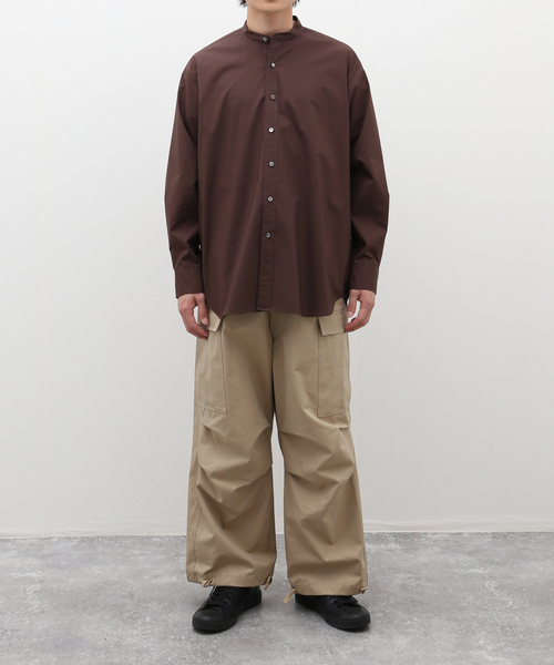 EDIFICE LA BOUCLE（エディフィスラブークル）の「【LA BOUCLE / ラブ―クル】50/2 ギャバジン カーゴパンツ（カーゴパンツ・メンズ・ベージュ/ネイビー・FREE）」の3枚目の写真