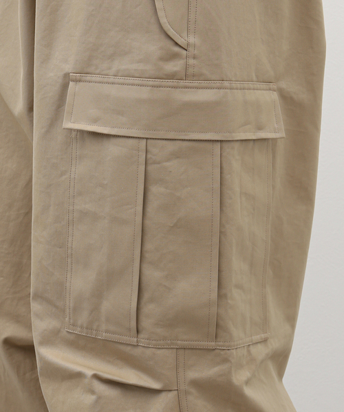 EDIFICE LA BOUCLE（エディフィスラブークル）の「【LA BOUCLE / ラブ―クル】50/2 ギャバジン カーゴパンツ（カーゴパンツ・メンズ・ベージュ/ネイビー・FREE）」の11枚目の写真